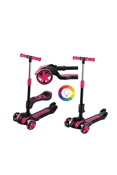 Shoplandu سكوتر كومبو مع مقعد بإضاءة LED