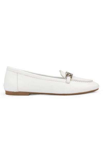 Pegia Γυναικείο Loafer με αγκράφα από γνήσιο δέρμα DG6045