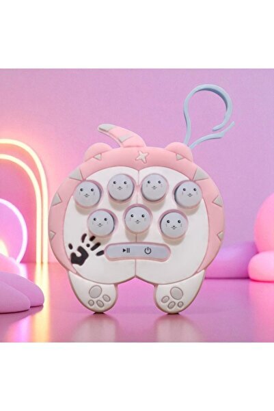 OKTAY SESAL PEMBE MİNİ ELEKTRONİK POPİT SESLİ IŞIKLI POPİT AKIL OYUNLARI EĞİT...