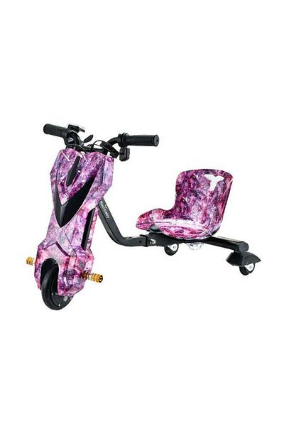 unbranded Rock Baby Electric Drift Scooter, 36V, Purple, 57x44x21cm