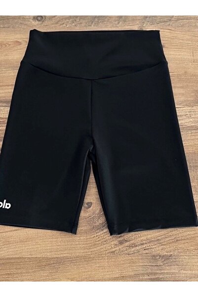 Femenino Kadın Yüksek Bel Toparlayıcı Kısa Biker Tayt