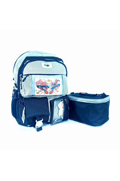 Nico Geantă de școală în stil coreean cu accesorii pentru fete și băieți