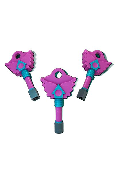 3DONE MODELS Squid Game 3 Key Keychain Set, Game Key Hide and Seek, 3DONE MODELS, 3D printed