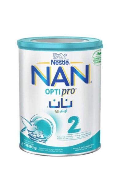 NAN نان اوبتي برو حليب أطفال (2) 1800 جم Optipro Baby Milk (2) 1800 gm