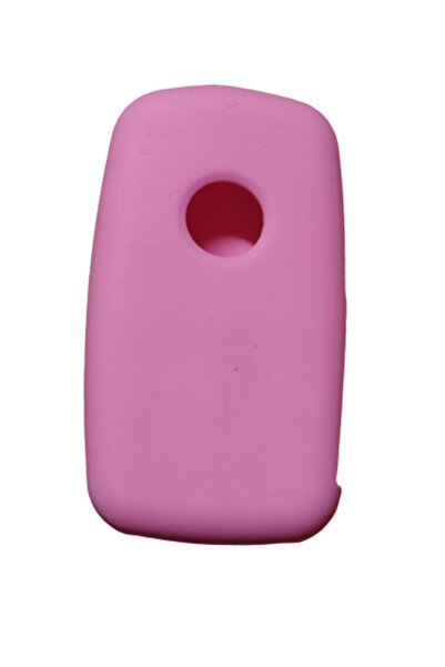 Xenon Bright Carcasă cheie auto VW din silicon cu 4 butoane, roz