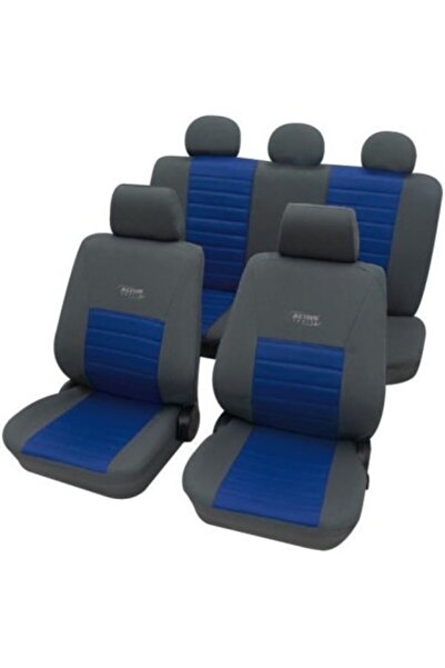 PETEX Set huse universale pentru scaune Active Sports, albastru-negru