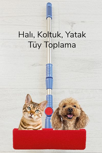 NEZADE STORE Cat Dog Magic Hair Cleaning Brush 4 in 1 with Rotating Head