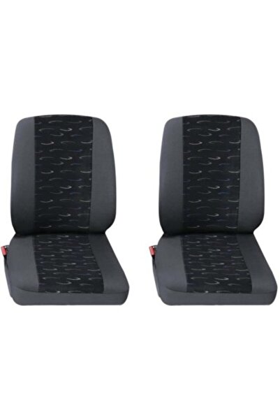 PETEX Set de huse universale pentru scaune față, negre, pentru furgonete