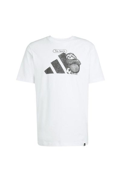 adidas Men's White T-Shirt m Spw Yay t Jl9256