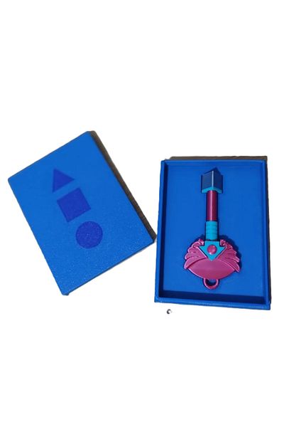 3DONE MODELS Squid Game 3 Key Keychain with blue team box, Game Key Hide and Seek, 3DONE MODELS, 3D printed