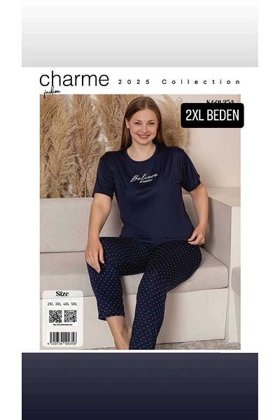 CHARME Yazlik Milan Fabric Home Wear - Pajama