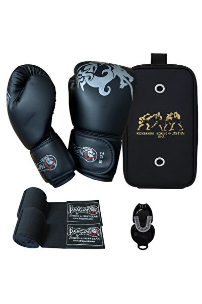 Dragondo Sangal Boks Kick Boks Muay Thai Eldiveni + D Bandaj + Dişlik + Spor ...