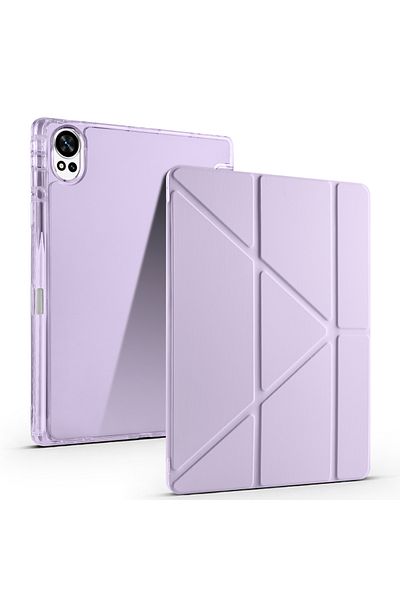 kılıffuarı Huawei Matepad 12X Case Tri Folding Silicone with Pen Compartment Foldable Stand Pu Leather Soft