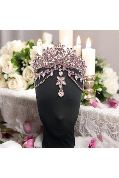 Sabek Bujiteri Bride with Forehead, Henna, Engagement, Promise, After, Bride, Party Crown
