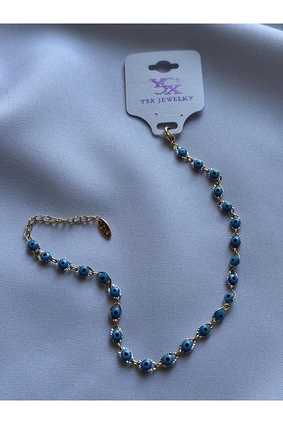 Bestofcase Evil Eye Beaded Anklet