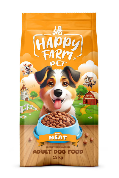 Cango Happy Farm Etli Köpek Maması 15Kg