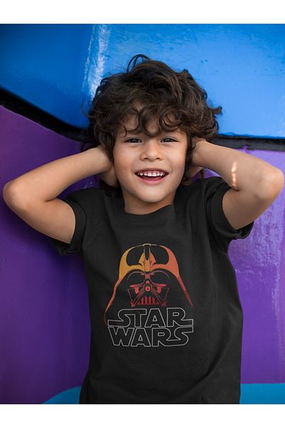 SEVBANO Tricou unisex pentru copii Star Wars Darth Vader (1-12 ANI)