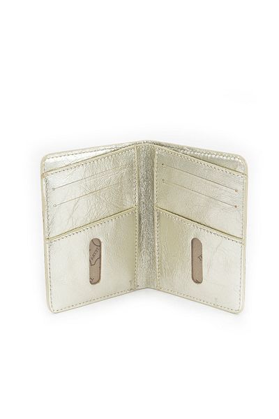 Ziya , Unisex Genuine Leather Card Holder 1539852Z02 Gold