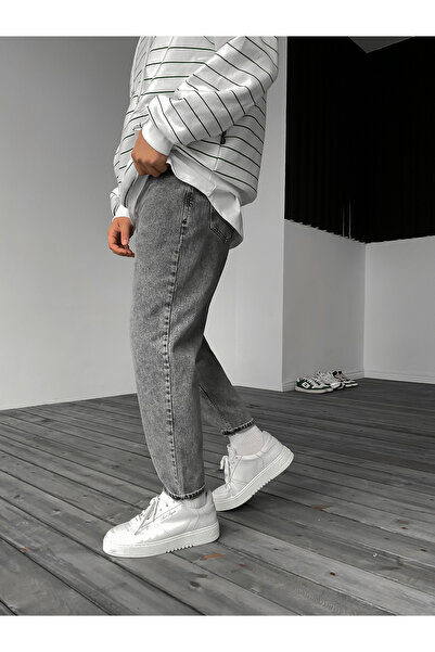 XPUPPETWEAR Men's Gray Boyfriend Jeans