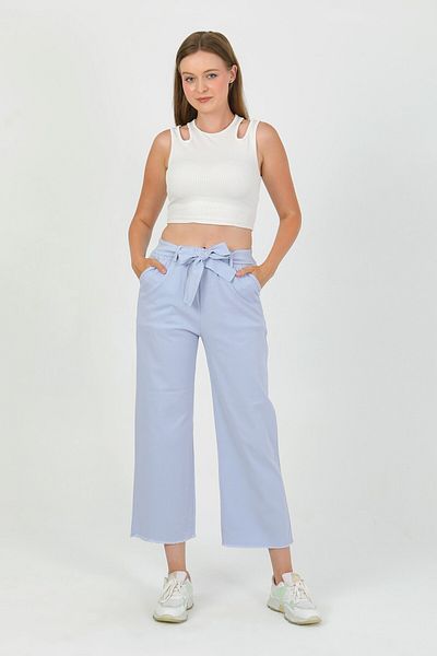 TANISA Zanosa High Waist Gabardine Casual Trousers Tns-4449
