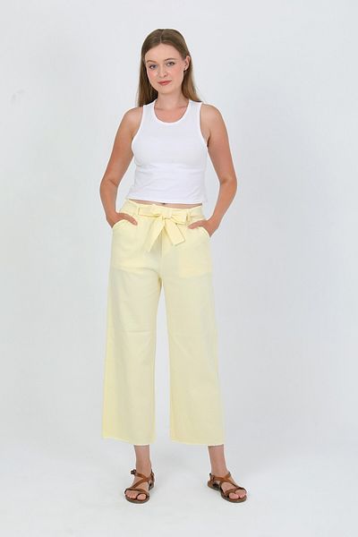 TANISA Zanosa High Waist Gabardine Casual Trousers Tns-4449