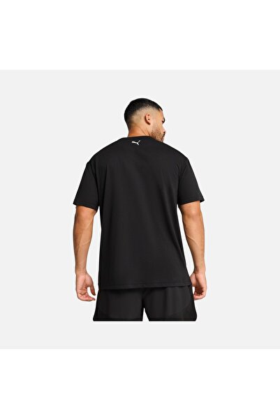 Puma Ανδρικό μαύρο μπλουζάκι Graphics Train 52657001