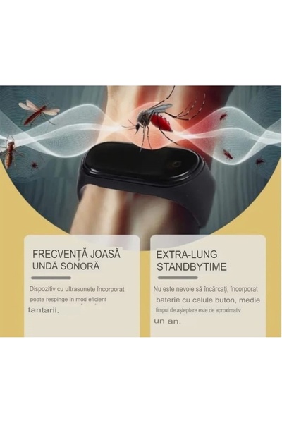 OEM Brățară anti-țânțari cu tehnologie cu ultrasunete