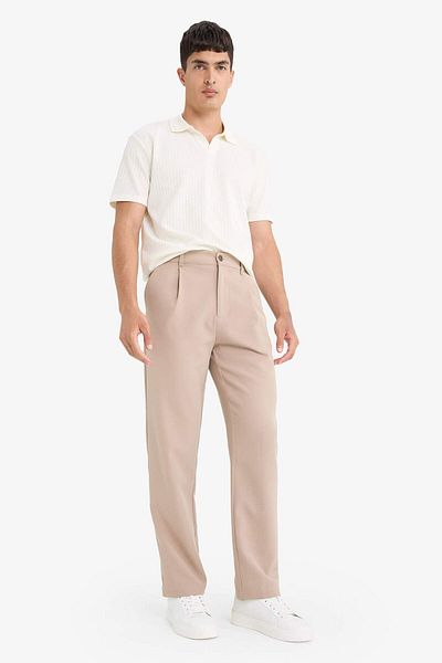 DeFacto Straight Fit Straight Leg Trousers F7140Ax25Au