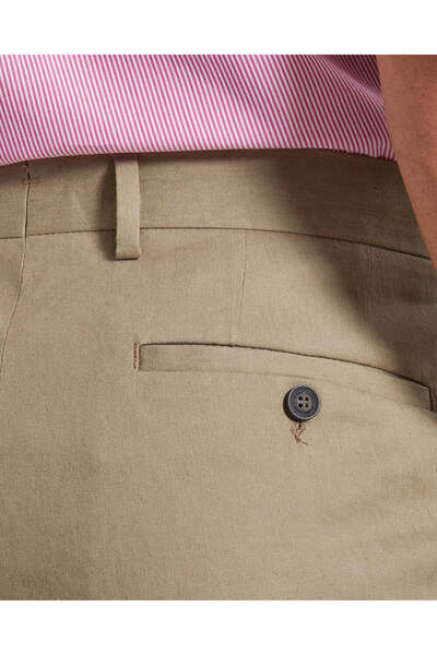 Gant Slim Fit Cotton Linen Suit Pants