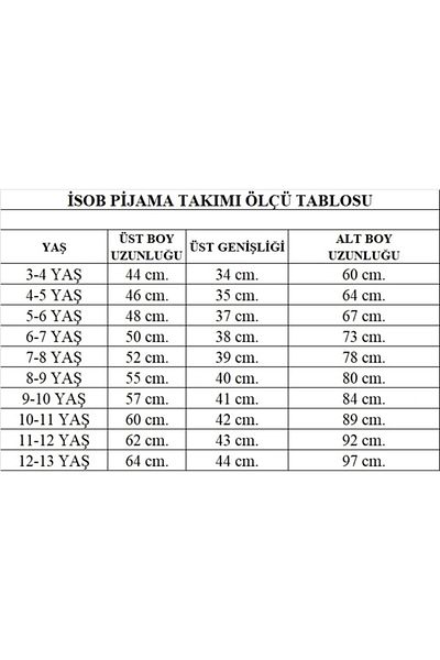 Yağmur Giyim Isob Pink Barbie Patterned 100% Cotton Girls Pajamas Set 8-12 Years 11305-P