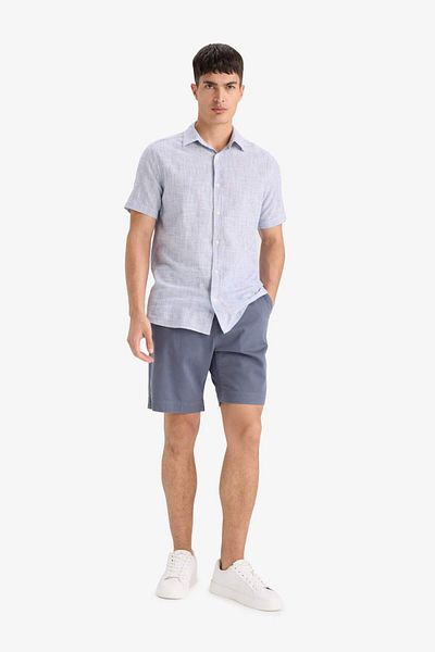 DeFacto Cotton Short Sleeve Shirt F6402Ax25Sm