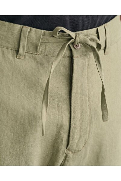 Gant Relaxed Fit Linen Drawstring Pants