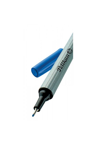 Pelikan Fineliner 96, Culoare Albastră, Material Plastic, Vârf 0,4 mm, Piesă Unică