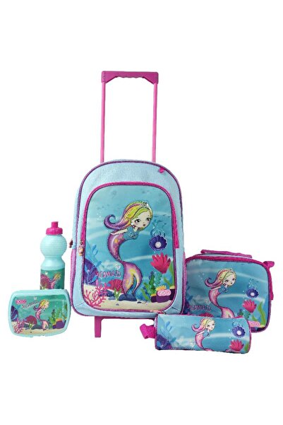 Roco Mermaid 5-in-1 Value Set Trolley Bag with Accessory Green