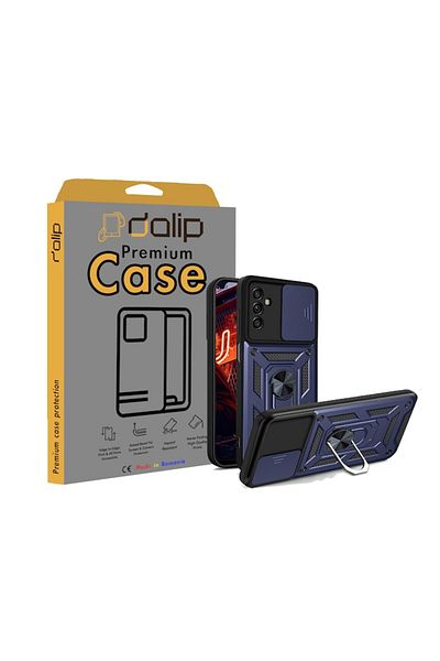 dalip Carcasă pentru Xiaomi Redmi Note 13 5G, Urban Kickstand Armor, HQ TPU, Negru-Albastru