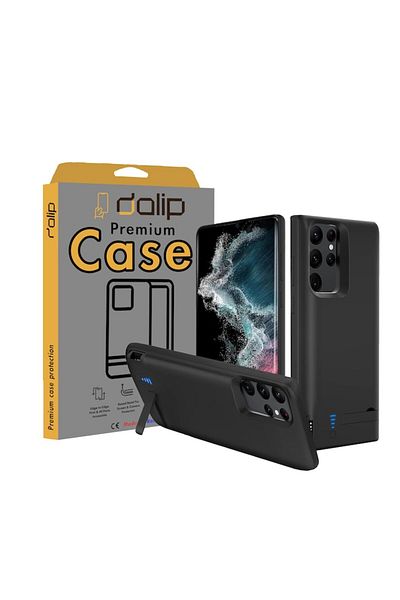 dalip Husa pentru Samsung Galaxy S21 Ultra, Flash Bank, TPU, 5000mAh, Negru