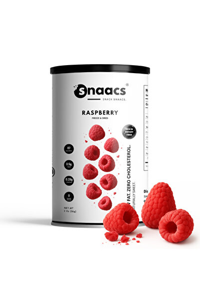 snaacs توت العليق مجفف بالتجميد كامل | بدون إضافة سكر | وجبة خفيفة من الفاكهة...