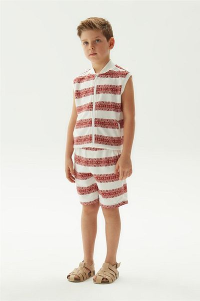 Nebbati Boy Patterned Shorts