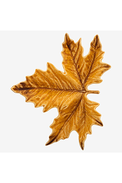 Bordallo Pinheiro Gudrun Yellow Ceramic Serving Plate 21 cm