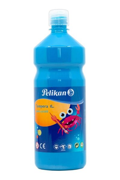 Pelikan Vopsea Tempera, Culoare Turcoaz, Material Vopsea Lichidă, Volum 1L