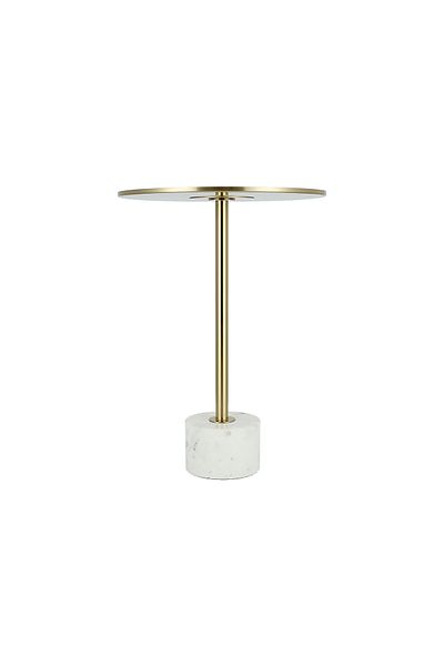 Generic Side Table l With Marble Base - 41*41*58 cm