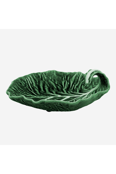 Bordallo Pinheiro Cabbage Yeşil Seramik Servis Tabağı 25 Cm