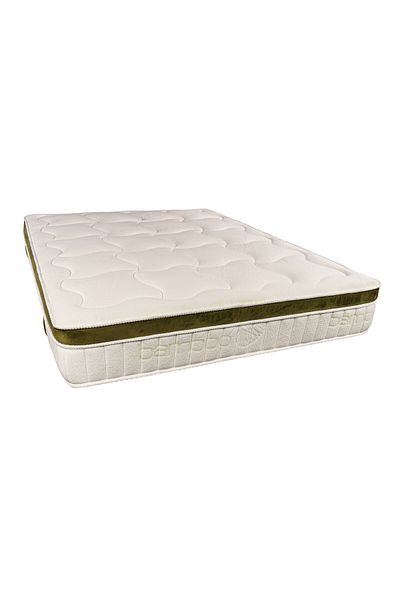 Green Future Saltea Green Future Nature Bamboo 160x200 cm, H 25 cm, Latex, Memory, Confort Dual