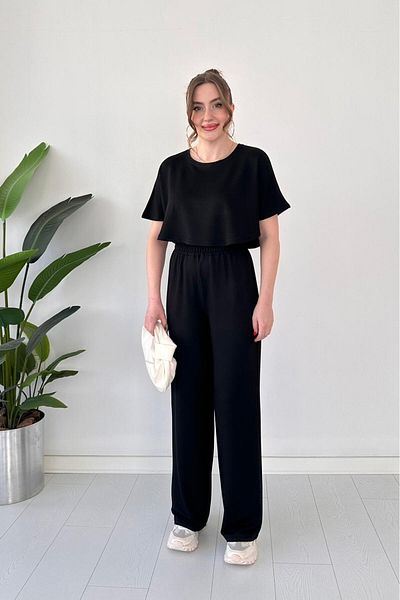 MaziButik Cape Double Suit Black