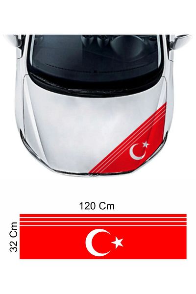 stickerusta Moon Star Stripe Hood Sticker Car Auto Motorcycle Caravan Sticker 00009
