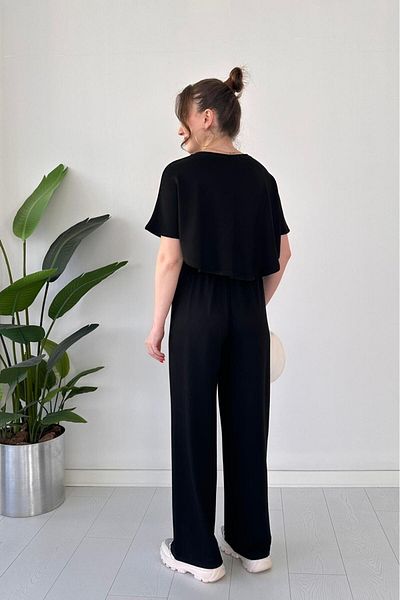 MaziButik Cape Double Suit Black