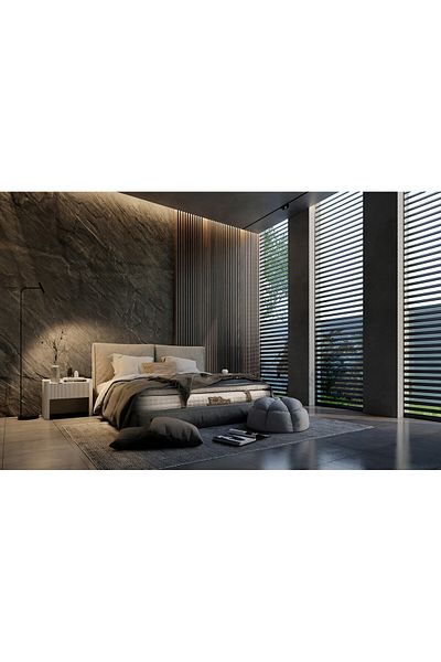 Green Future Saltea Feeling Luxury Maro 160x200 cm, Înălțime 30 cm, Buzunar multiplu, Latex