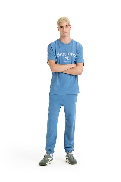 Diadora T-SHIRT SS ATHL. LOGO - COLONEL BLUE