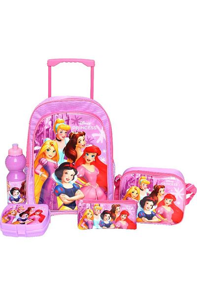 Roco Princess 5-in-1 Value Set Trolley Bag with Accessory pink
