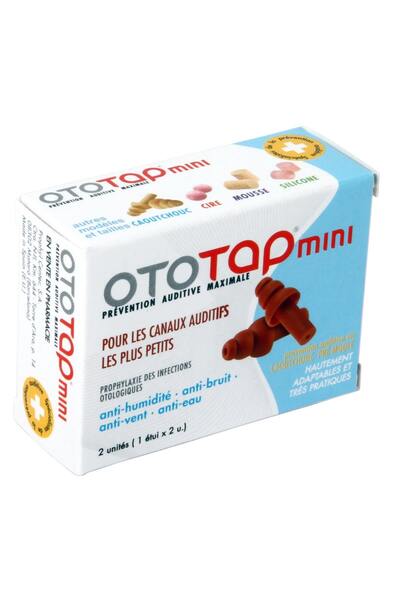 Prohima سدادات أذن مطاطية صغيرة من أوتو تاب، قطعتان/علبة